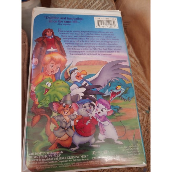 The Rescuers Down Under (VHS, ) - Picture 2 of 4